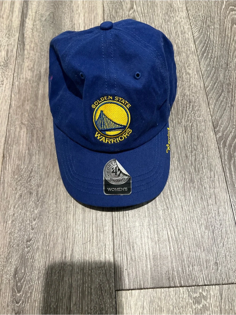 47 Brand Golden State Warriors Blue and Yellow Baseball Cap